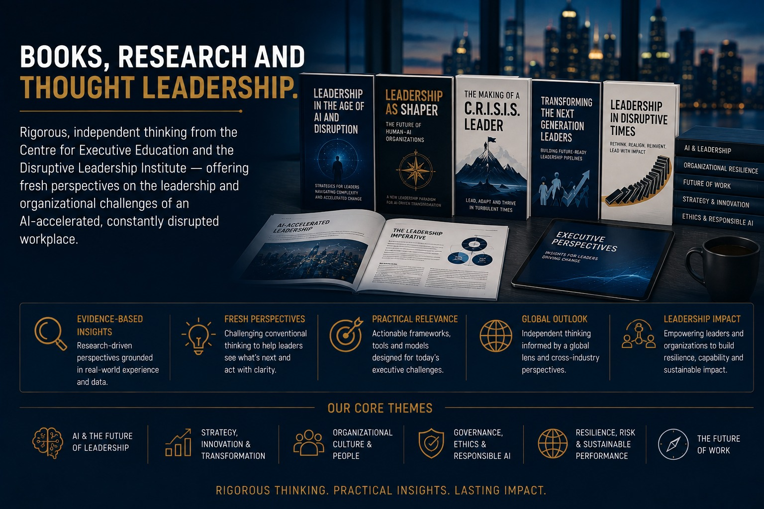 Books, research and thought leadership from the Centre for Executive Education and the Disruptive Leadership Institute