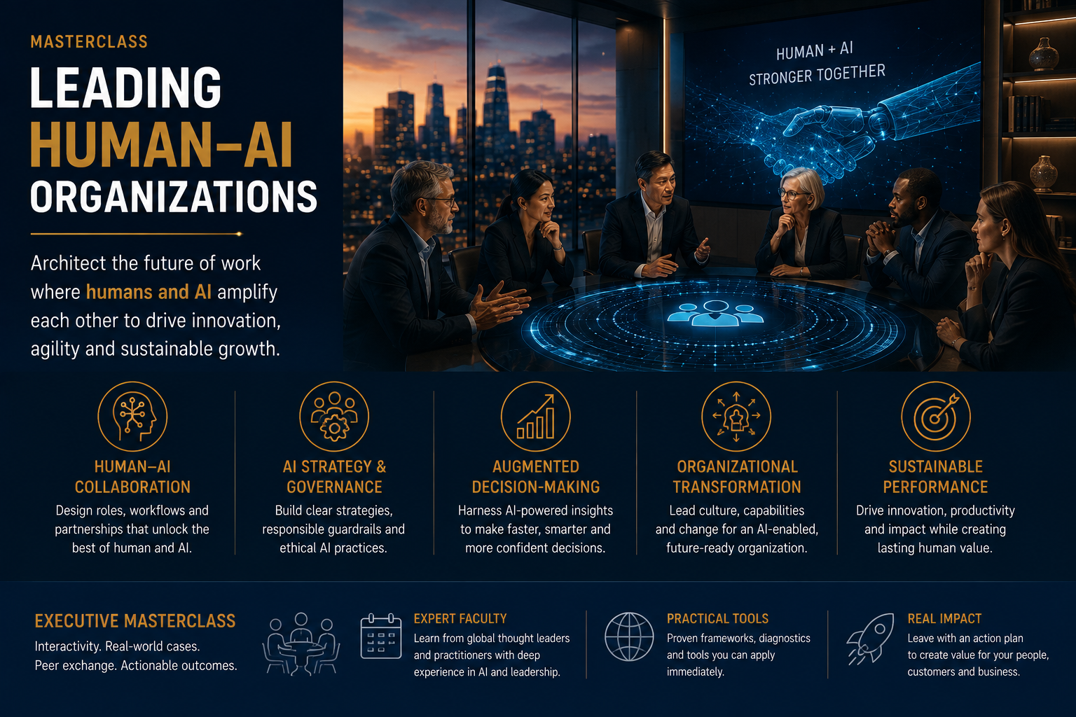 Leading Human–AI Organizations Masterclass – Centre for Executive Education