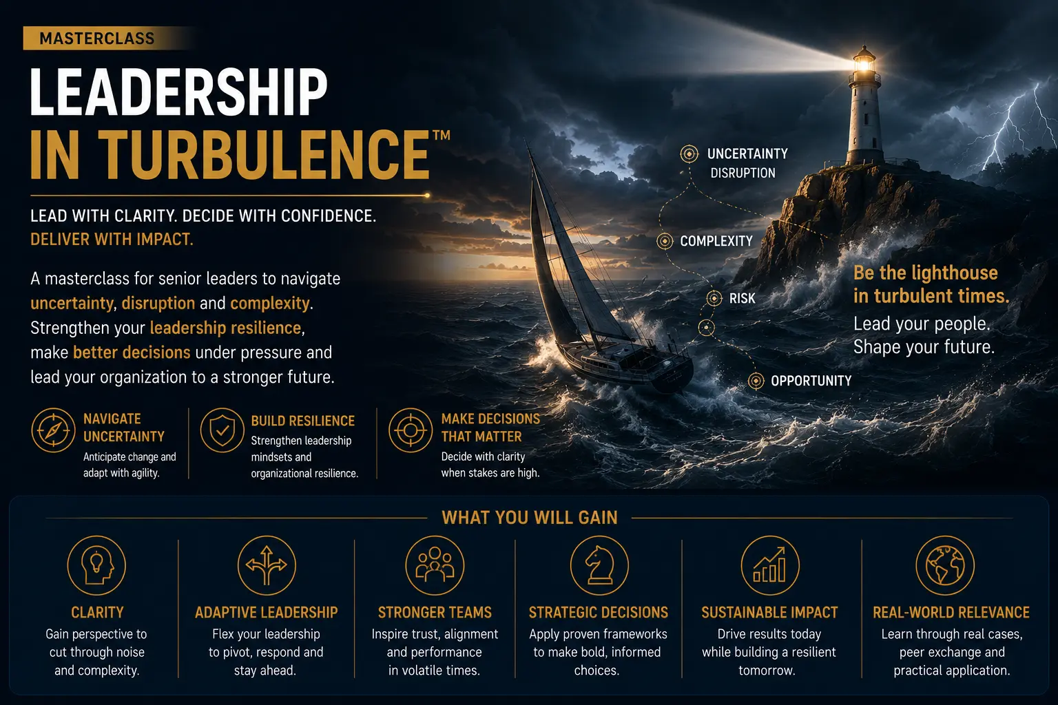 Leadership in Turbulence™ Masterclass – Centre for Executive Education