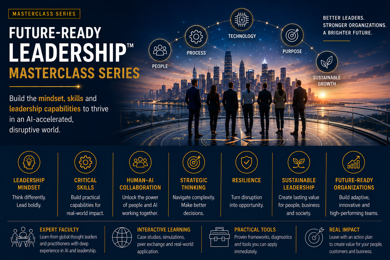 Future-Ready Leadership™ Masterclass Series — executive education for the AI-accelerated, disruptive world